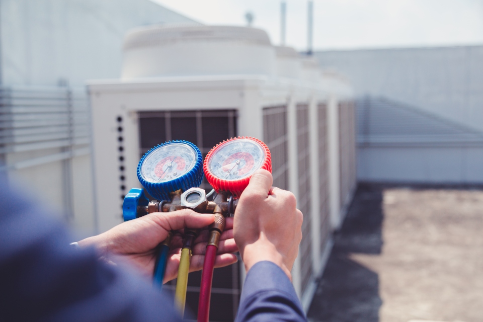 Health check for HVAC system